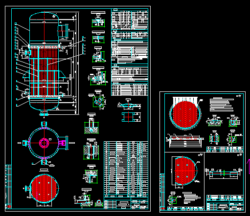 醚塔再沸器換熱段 DN1400，F(xiàn)=280平方米
