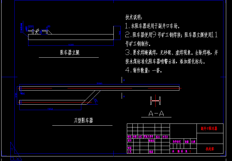 副井口阻車器
