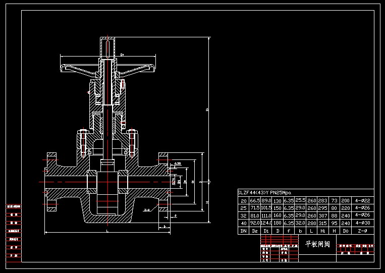 DN20~40SLZF44(43)Y-250 ƽly